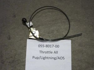 Bad Boy 055-8017-00 Throttle Cable 45-1/2" Long for Pup-Lightning-Outlaw-AOS - Picture 1 of 1