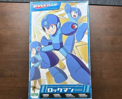 Megaman 1:10 Scale Full Action Plastic Model Kit Rockman Toy KOTOBUKIYA Japan JP - Image 1 of 2