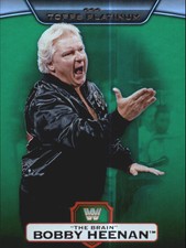 2010 Topps Platinum WWE Green #72 Bobby The Brain Heenan /499