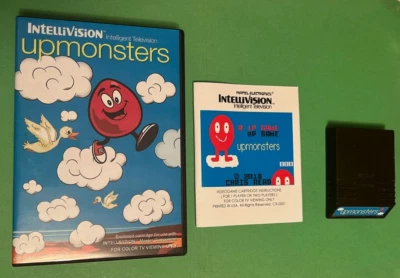 UPMONSTERS videogame cartridge for the Mattel Intellivision homebrew INTV box UP - Image 1 of 3