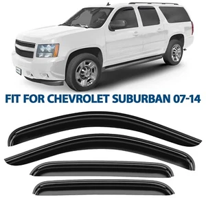 Rain Guards Vent Visors Shade for 2007-2014 Chevrolet (Chevy) Suburban - Picture 1 of 10