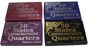 2001 50 Staaten Gedenkviertel - 4 Sets - Bild 1 von 2