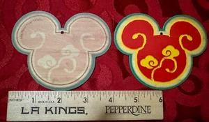RARE DISNEYLAND LUNAR NEW YEAR WISH MICKEY MOUSE EARS 4" X 3" (LOT 40) - Picture 1 of 1
