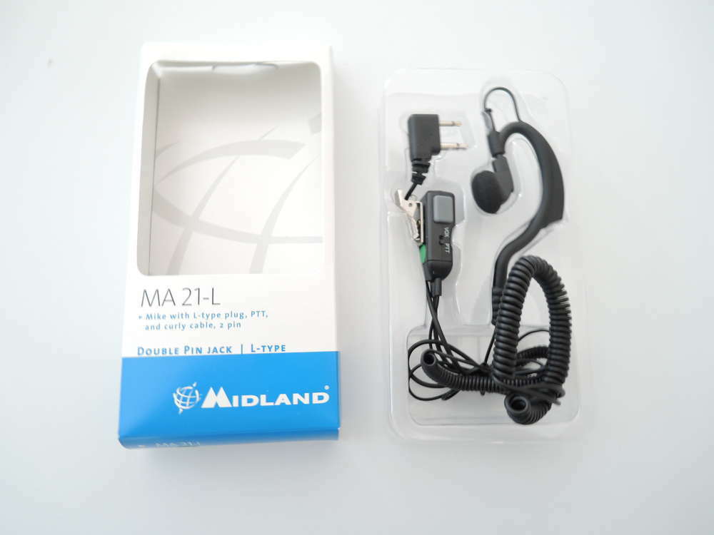 Microfono Auricolare Midland MA30-L PRO Con Boom - Compatibile Con Radio G7 Pro, G9 Pro, XT E XT PRO