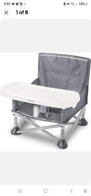 Asiento elevador portátil Summer Infant Pop 'N Sit - gris oscuro nunca se ha configurado Foto 1 de 4