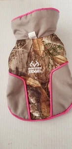 Realtree Edge Dog Jacket Coat Size Small Camoflage & Pink - Fleece, Reflective - Picture 1 of 5