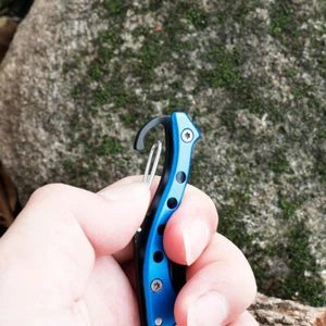 Portable Mini Pocket Knife Keychain Multifunction Folding Knife Stainless Steel - Picture 1 of 11