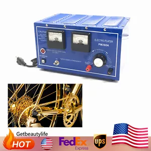 Raddrizzatore placcatura gioielli platino oro argento elettropiastra placcatrice US - Foto 1 di 13