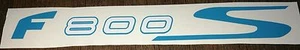ADESIVI COMPATIBILI SCRITTA BMW F 800 S (COPPIA) - Imagen 1 de 1