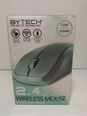 BYTECH 2.4GHz WIRELESS MOUSE PLUG AND PLAY - Image 1 of 4