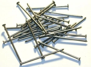 CHIODI 25mm 30mm 40mm 50mm 65mm 75mm 100mm LEGNO TESTA PIATTA LEGNO USO GENERALE - Foto 1 di 7