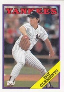 1988 TOPPS...PAT CLEMENTS...NRMT...# 484...YANKEES...FREE COMBINED SHIPPING - Picture 1 of 1