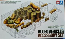 Allied Vehicles Accessory Set - Set accessori WWII - Tamiya Kits 1:35 35229