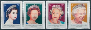 Juego de estampillas de la realeza de las islas Pitcairn 2022 montadas sin montar o nunca montada reina Isabel II platino Jub 4 V - Imagen 1 de 1
