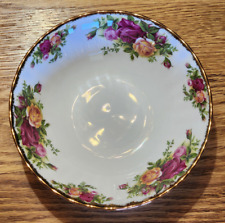 Set of 6 Royal Albert - Old Country Roses Bone China 6-inch Cereal Bowl 1962 Exc