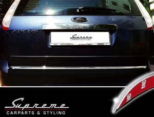 FORD FOCUS II Familiar MK2 Tipo C307 Cromo Moldura 3M BARRA TRASERA - Imagen 1 de 6