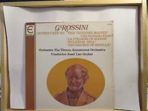 VIENNA AMUSEMENT ORCHESTRA JOSEF LEO GRUBER ROSSINI OVERTURES EUPHORA LP 2022 NM - Picture 1 of 4