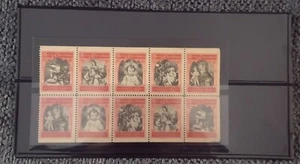 Salvatorion Seminary St.Nazianz,Wisc. Mint Booklet Pane Of 10 Never Hinged - Picture 1 of 2