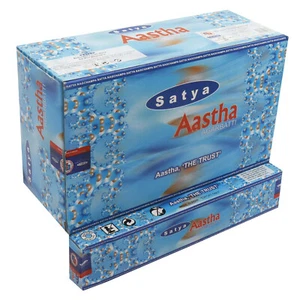 Satya Aastha Fragrance Agrabatti Natural Nag Champa Masala Incense Sticks 180g - Picture 1 of 3