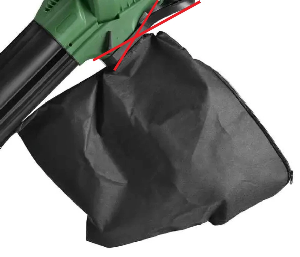 Laubsauger Laub Sack Fangsack Auffangsack Güde Powertec Garden 3000 W NORMA - Bild 1 von 1