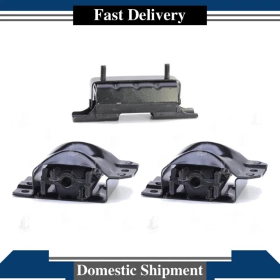 Комплект креплений анкерного двигателя и трансмиссии 3 шт подходит для Chevrolet K1500 K2500 K3500 - Изображение 1 из 4