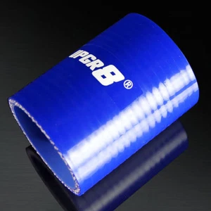 UPGR8 4-PLY 2.0'' High Performance Blue Straight Coupler Silicone Hose 51MM ID - Picture 1 of 1