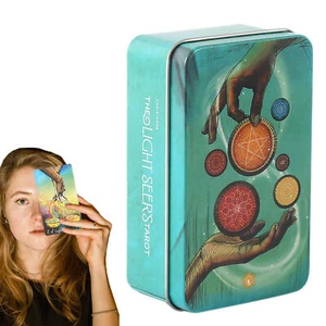 78 Sheets He Light Seer's Tarot with Guidebook English Version Tarot Deck - Picture 1 of 9