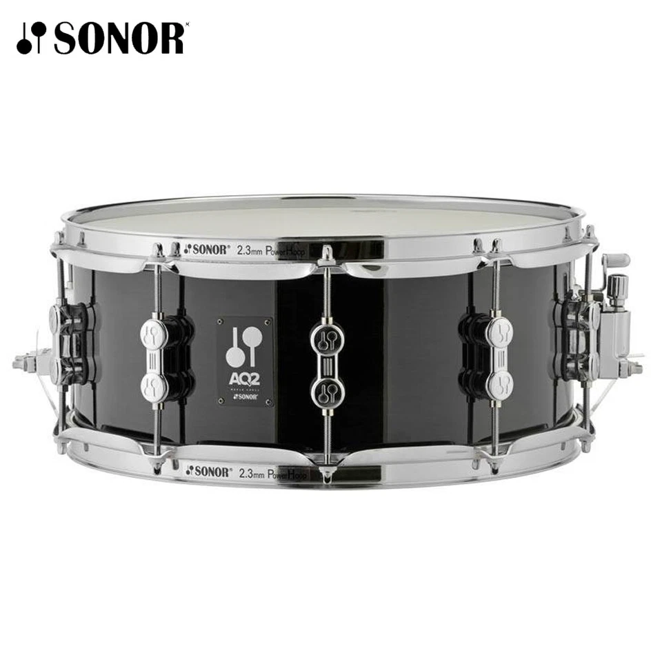 Sonor AQ2 14" x 6" Maple Transparent Stain Black Snare Drum AQ2-1406-SDW-TSB - Image 1 of 1