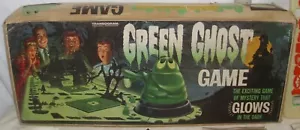 TRANSOGRAM GREEN GHOST GLOWS BOARD GAME 1965 BOXED COMPLETE - Picture 1 of 5