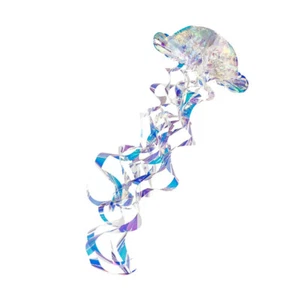 Mermaid Wishes Hanging Decor Jelly Fish Hanging Lantern Spiral Pendant - Picture 1 of 12