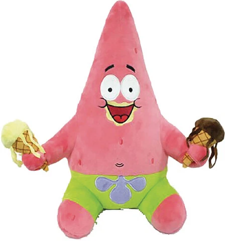 Spongebob 16" HugMe Patrick with Ice Cream Cover