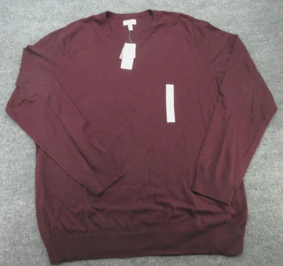 Nuevo con etiquetas Suéter Sonoma Para Hombres 2XLT Púrpura Oscuro Cuello en V Tejido Pullover Adulto 2XL Alto NUEVO Foto 1 de 4