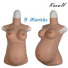 Knowu Pregnant Nine Months Fake Chest With Belly Silicone Breast Forms Cosplay