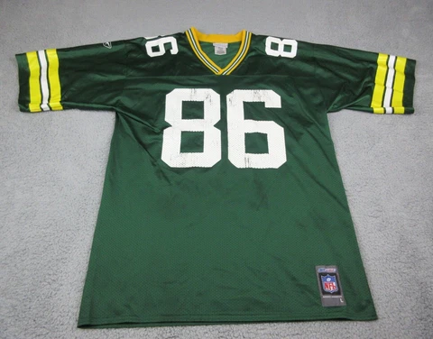 Antonio Freeman Green Bay Packers Jersey Mens Large Green NFL Football Reebok Cover