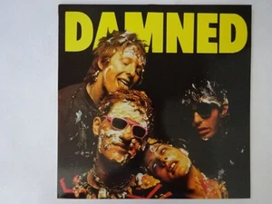 The Damned Damned Damned Damned Frontier Records 31033-1 US yellow marble LP - Picture 1 of 3