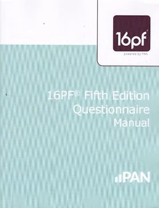 Pearson 16PF Fifth Edition Questionnaire Manual UNUSED - Foto 1 di 1
