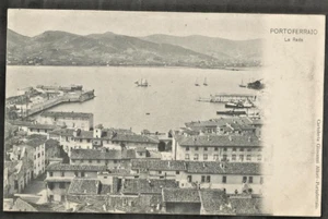 DIU Early Postcard, The Harbour (Rada), Portoferraio, Elba - Picture 1 of 1