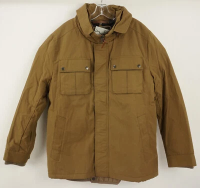 Новый 500 $ Cole Haan 3-в-1 Оксфорд мужской XL коричневый Primaloft военного общего назначения куртка - Изображение 1 из 4