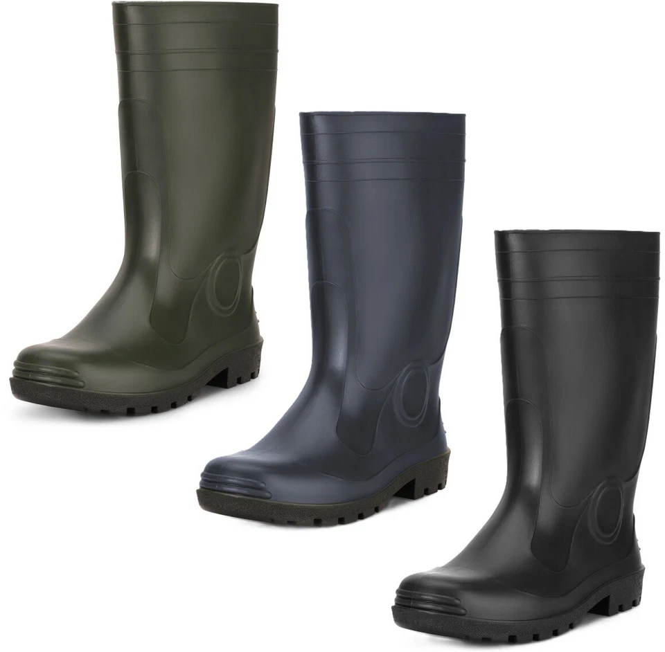 Ladeheid Herren PVC Gummistiefel Regenstiefel Männer LA-974 (41-48)