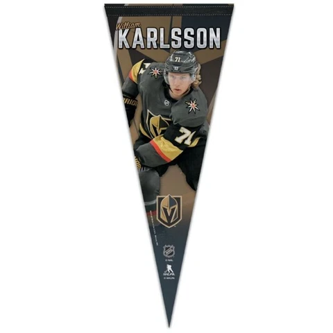 WILLIAM KARLSSON VEGAS GOLDEN KNIGHTS PREMIUM QUALITY PENNANT 12"X30" BANNER NHL Cover