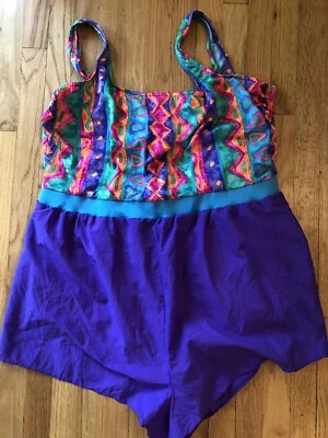 Traje de baño modesto Palisades Beach Club talla 56 estilo tanque pantalones cortos EE. UU. Foto 1 de 4