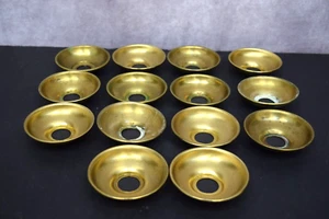Used Brass Drip Plates For Your Candelabra And Candlesticks (CU575) Chalice Co. - Picture 1 of 9