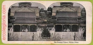 ah0273 - China - VINTAGE STEREOVIEW CARD - Peking - The Summer Palace - Bild 1 von 1