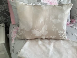 Two Jacquard Fabric Bolster Cushion Covers 20 X 14 Ins - Picture 1 of 5