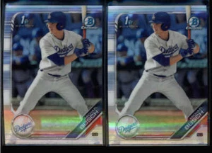 LOT OF (2) MICHAEL BUSCH 2019 BOWMAN CHROME #BDC-57 ROOKIE REFRACTOR FC6144 - Picture 1 of 1