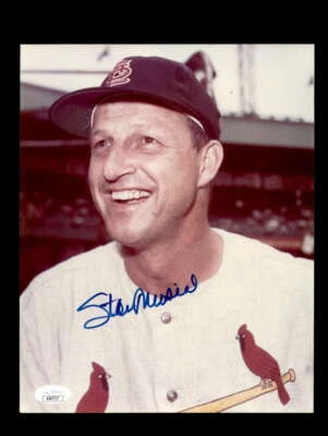 Stan Musial JSA COA Signed  8x10 Photo Autographed St. Louis Cardinals - Image 1 of 3