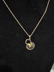 Guitarra/Mariposa ORO 18k SOLO COLGANTE - Imagen 1 de 3