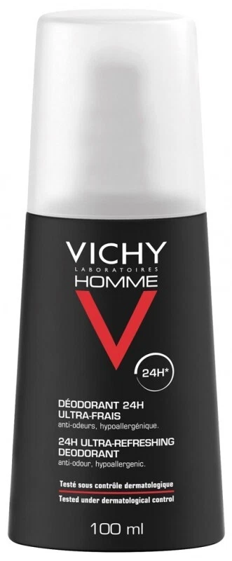 Vichy Homme Desodorante Ultra Refrescante Spray 100 ml Foto 1 de 1