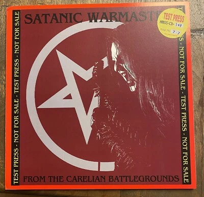 Satanic Warmaster – TEST PRESSING Vothana Beherit Black Metal Dark Throne Mayhem - Image 1 of 3