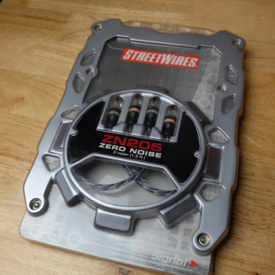 StreetWires Zero Noise ZN205 Audio Interconnect Cables – .5 Meter (1.5 ft) - Image 1 of 4